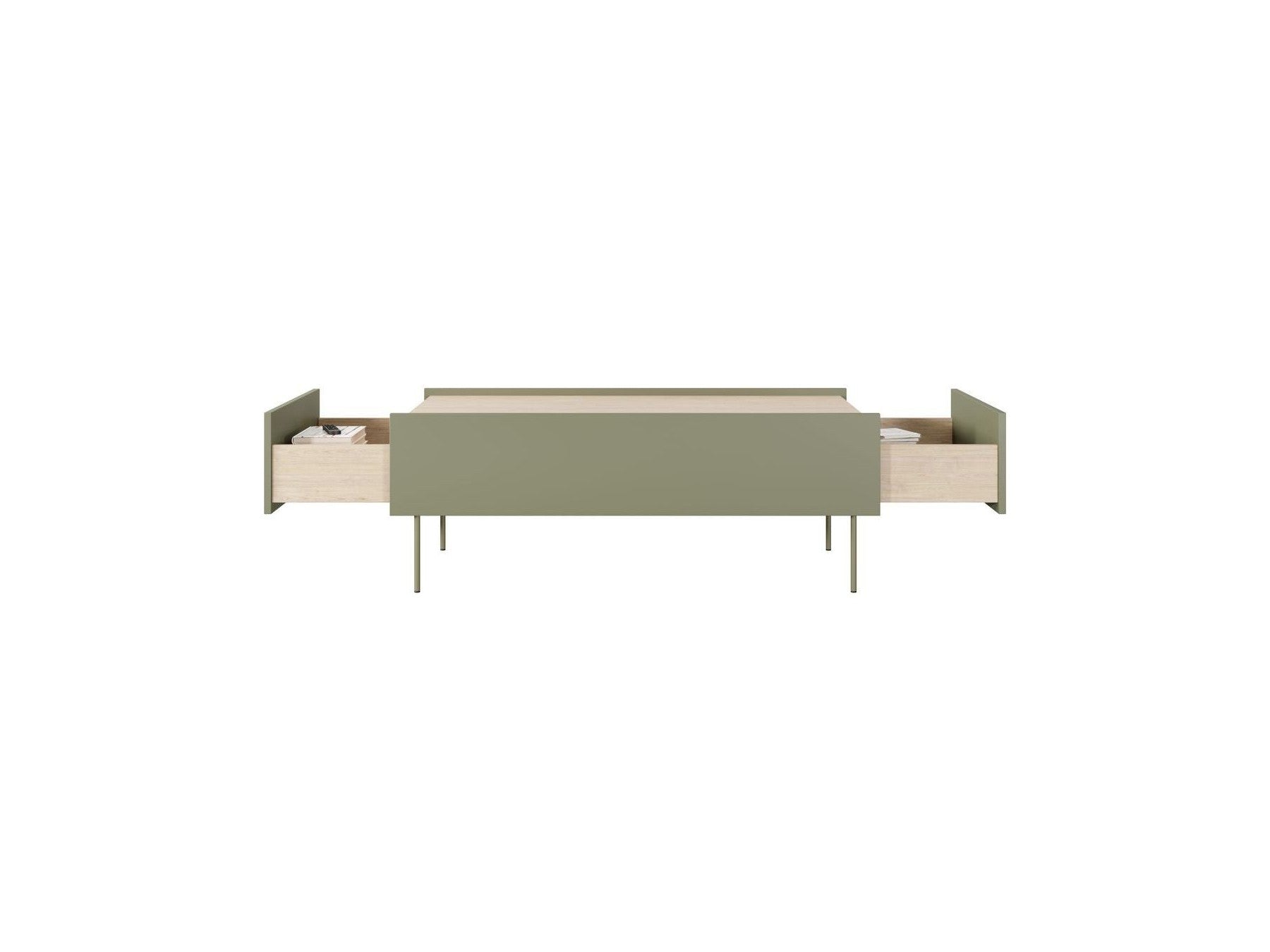 Atlas - Table Basse Avec 2 Tiroirs