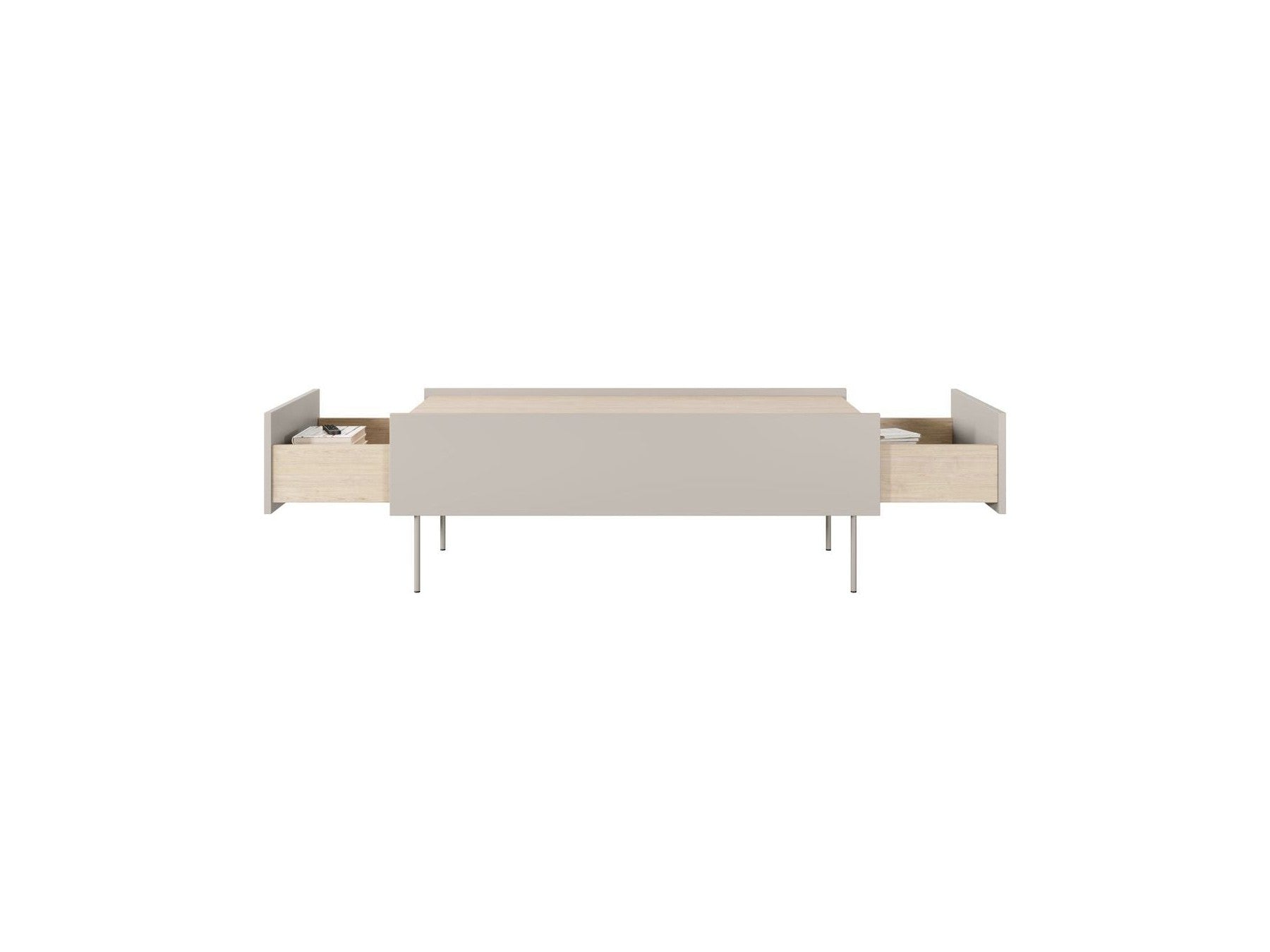 Atlas - Table Basse Avec 2 Tiroirs