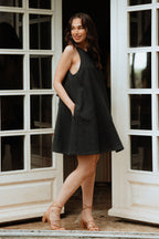Robe Noélie Lin Noir