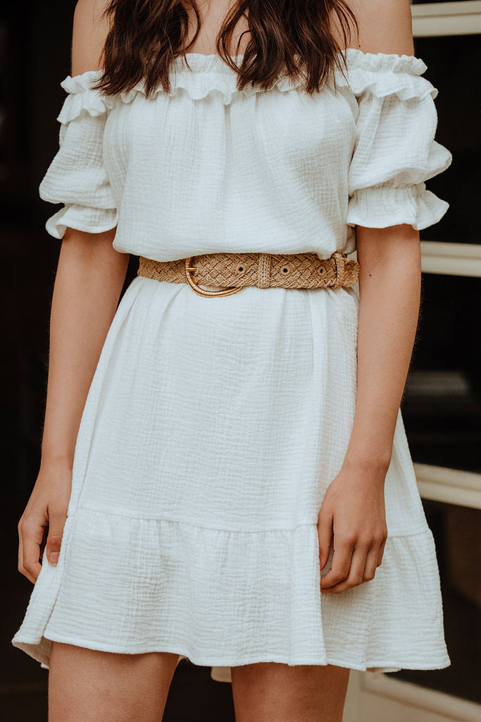 Robe Petra Blanc Coton