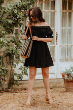 Robe Petra Noir Coton