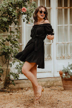 Robe Petra Noir Coton