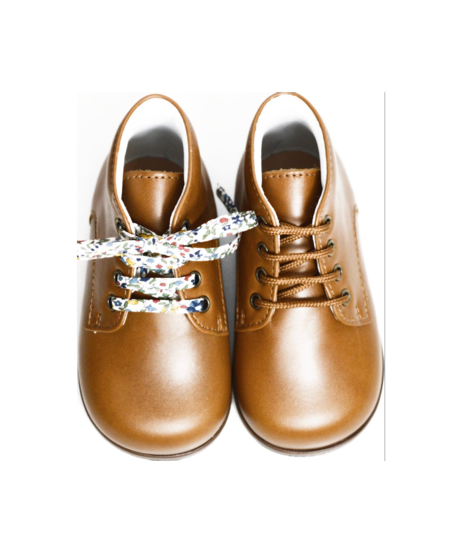 Chaussures Bottillons Souples Clarence Épurés - Cuir Camel - Mixte