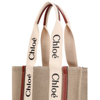 Chloe - Woody Medium Tote Bag - Beige