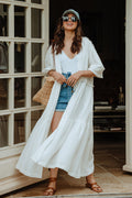 Kimono Bao Blanc Coton
