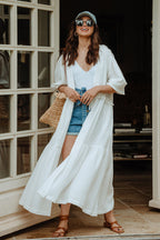 Kimono Bao Blanc Coton