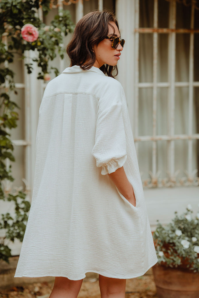 Robe Atys Blanc Coton