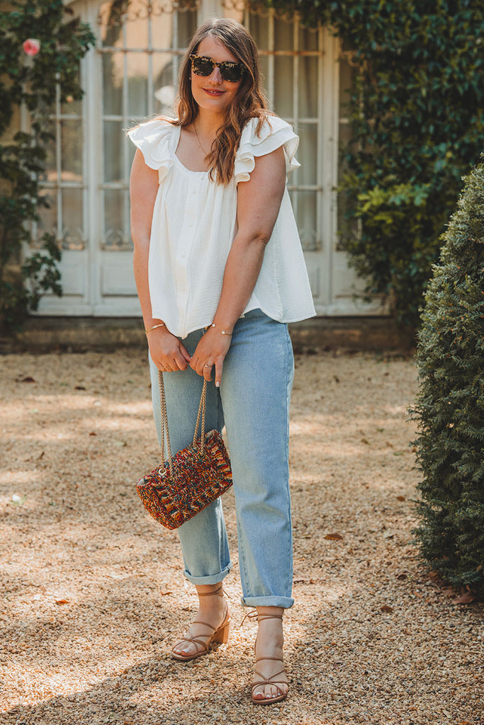 Blouse Suzanne Blanc Coton