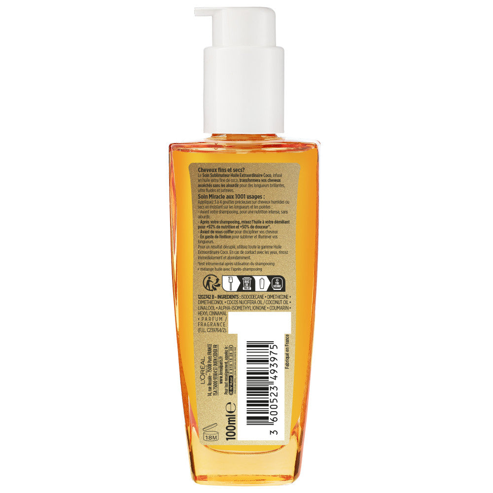 L'Oréal Paris - Elsève Huile Extraordinaire Soin Sublimateur Coco