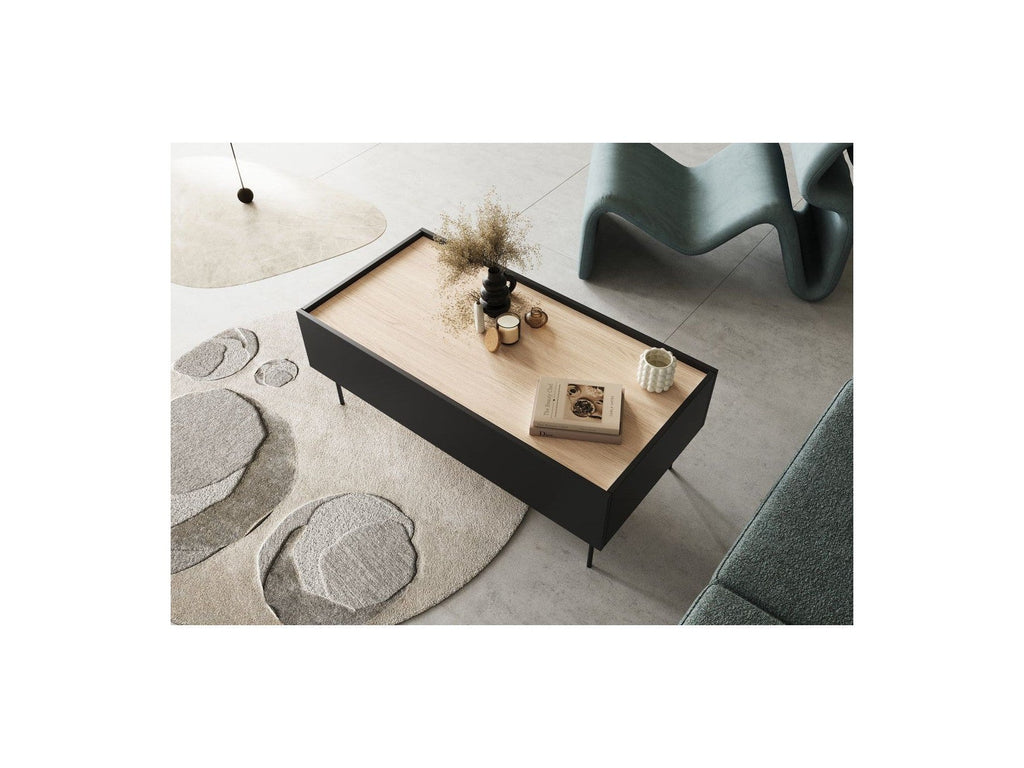 Atlas - Table Basse Avec 2 Tiroirs