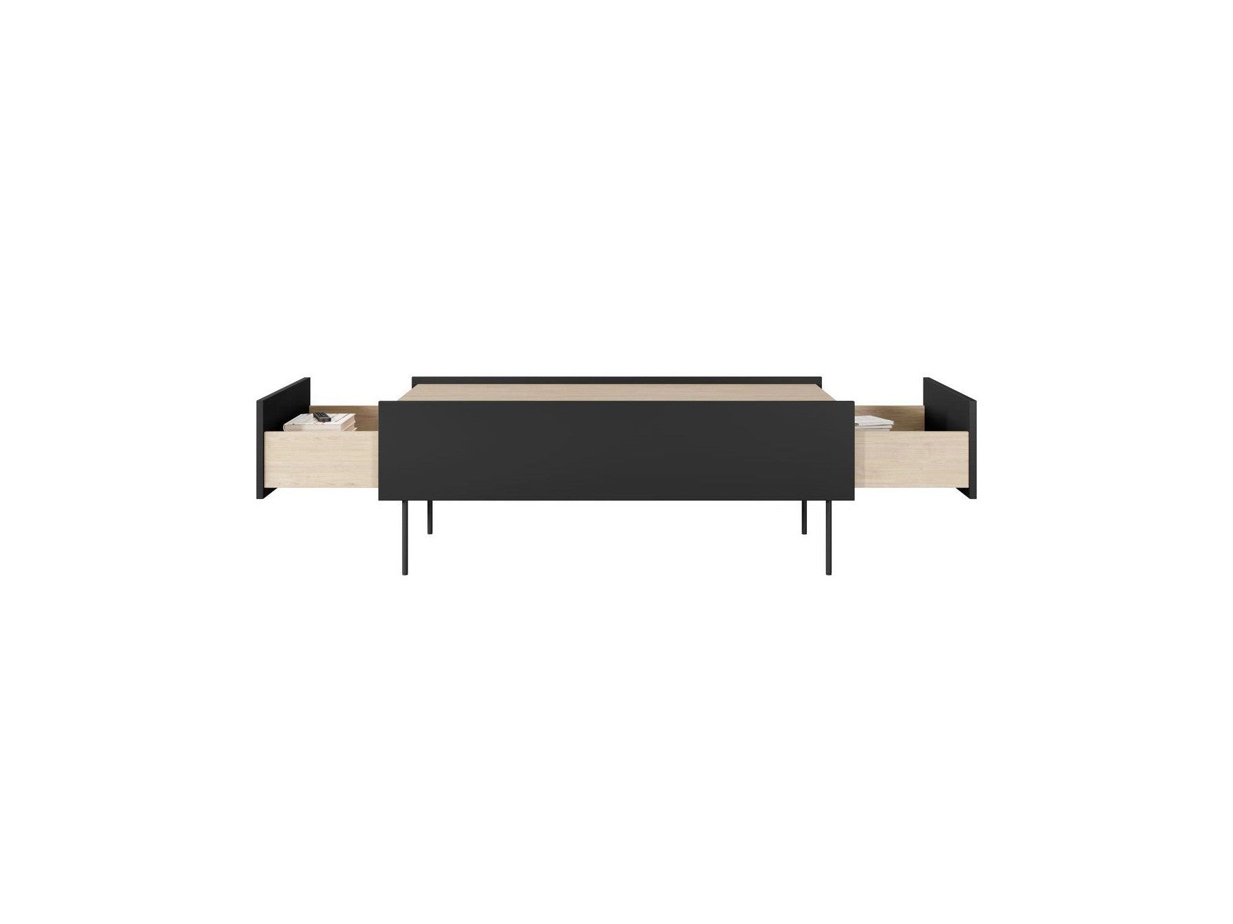 Atlas - Table Basse Avec 2 Tiroirs