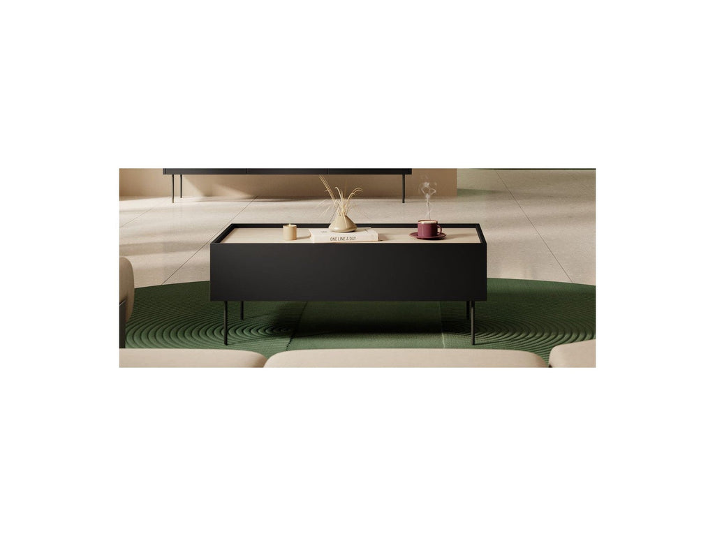 Atlas - Table Basse Avec 2 Tiroirs