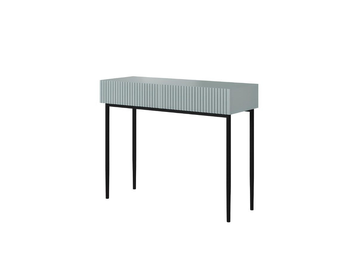 Kasha - Console 2 Tiroirs - Pieds Noirs