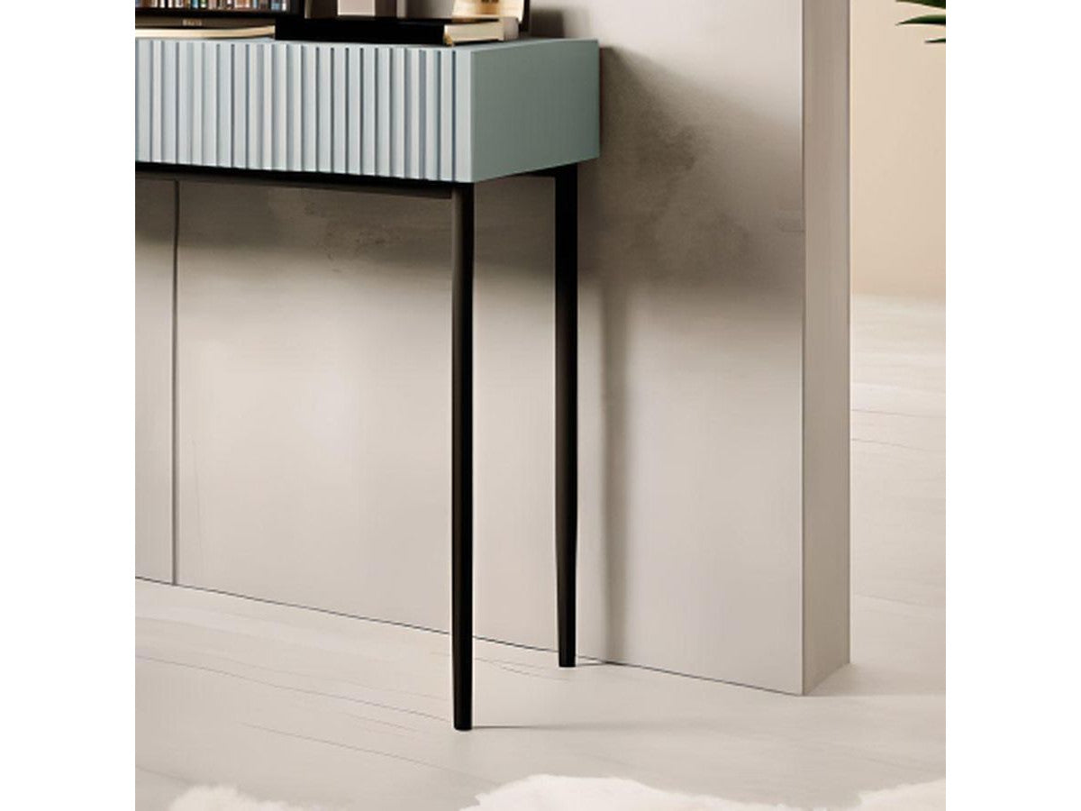 Kasha - Console 2 Tiroirs - Pieds Noirs