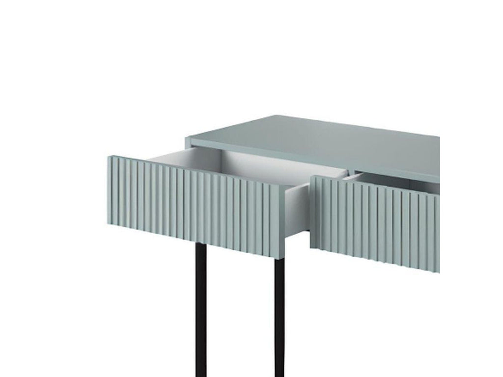 Kasha - Console 2 Tiroirs - Pieds Noirs