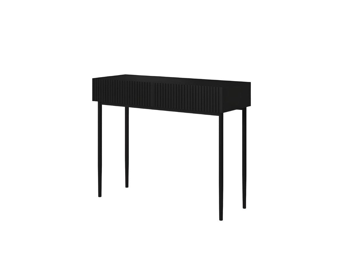 Kasha - Console 2 Tiroirs - Pieds Noirs