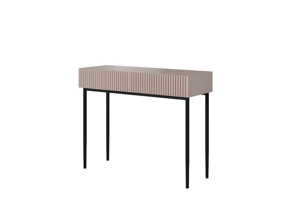 Kasha - Console 2 Tiroirs - Pieds Noirs