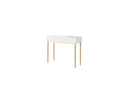 Kasha - Console 2 Tiroirs - Pieds Or