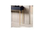Kasha - Console 2 Tiroirs - Pieds Or
