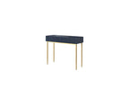 Kasha - Console 2 Tiroirs - Pieds Or