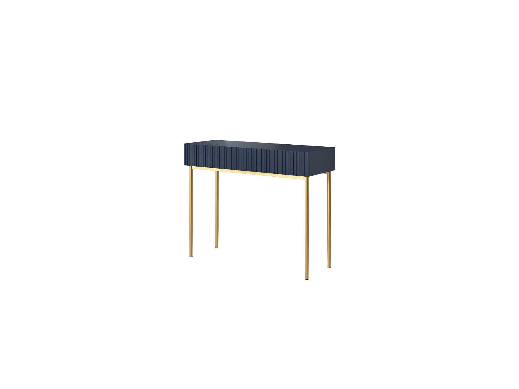 Kasha - Console 2 Tiroirs - Pieds Or