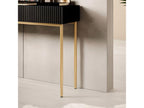 Kasha - Console 2 Tiroirs - Pieds Or