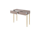 Kasha - Console 2 Tiroirs - Pieds Or