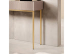 Kasha - Console 2 Tiroirs - Pieds Or