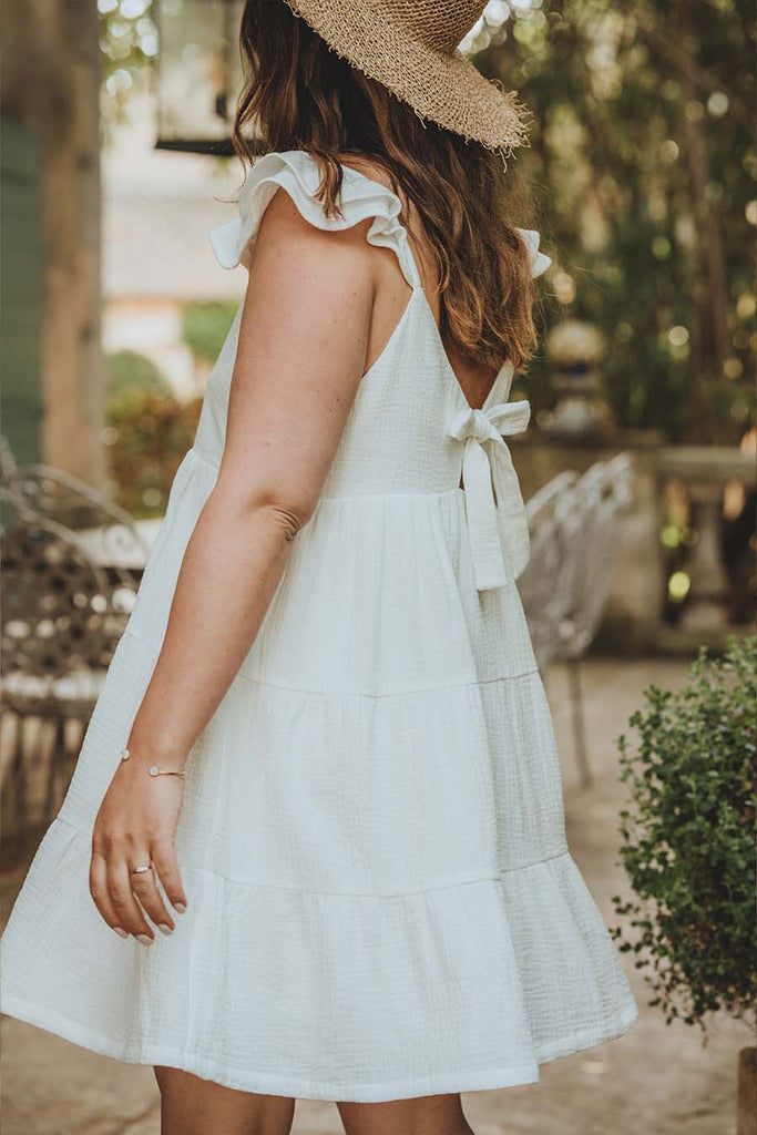 Robe Louana Blanc Coton