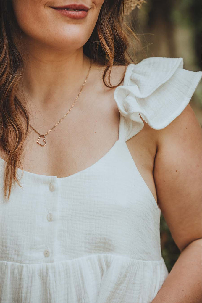 Robe Louana Blanc Coton
