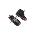 Chaussures Bottillons Souples Clarence Noeud - Cuir Marine - Fille