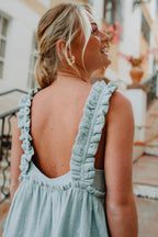 Robe Liam Menthe Brodé