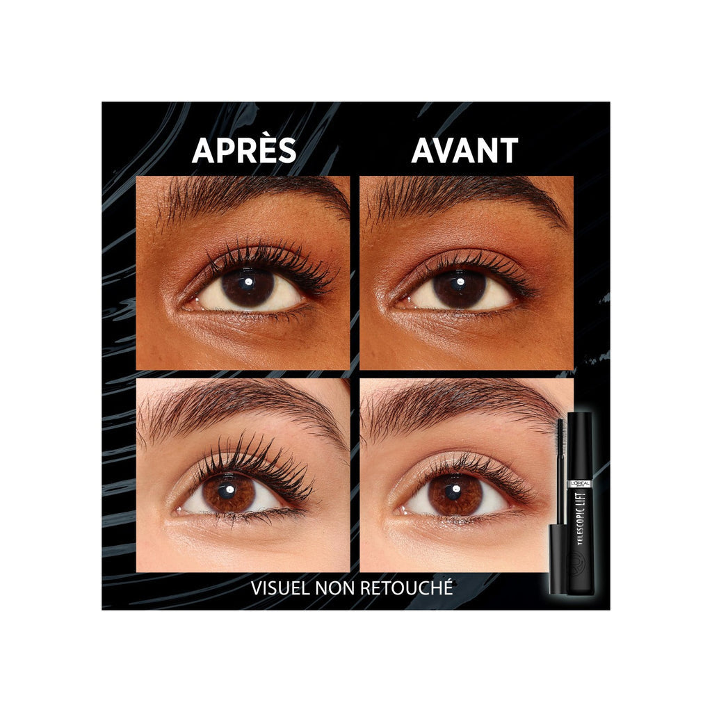 L'Oréal Paris - Trousse Duo Mascara Telescopic Lift Noir + Infaillible 36H Grip Liner