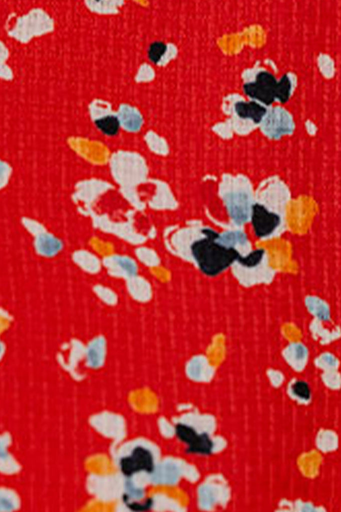 Débardeur Luna Rouge Fleuri