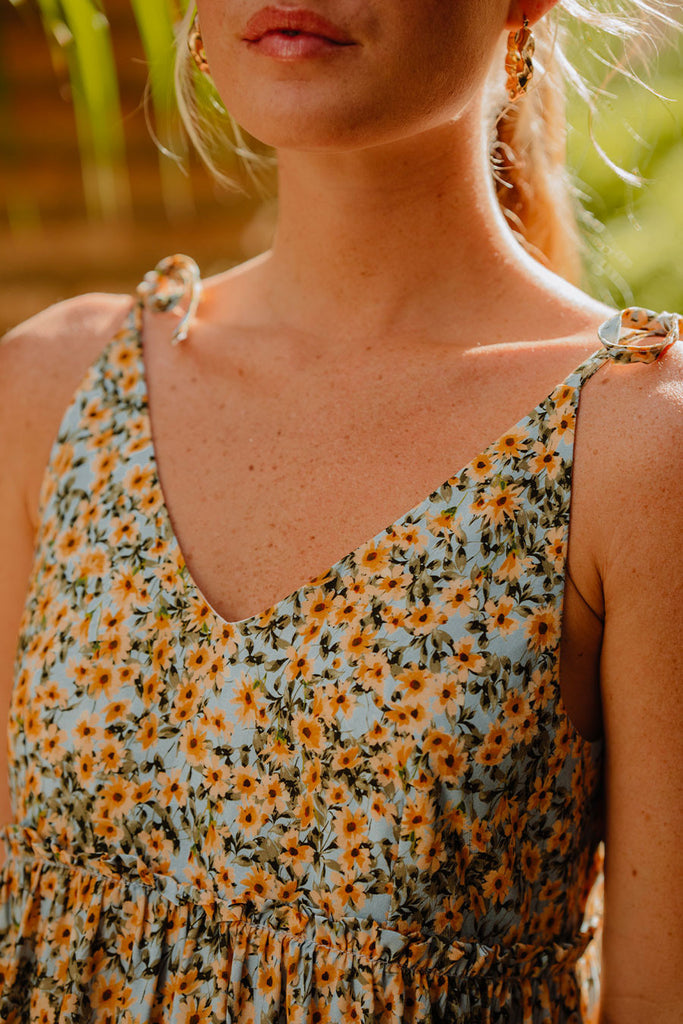 Robe Salma Marguerite Jaune