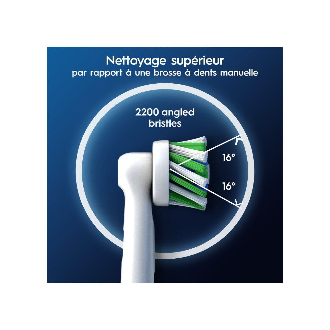 Oral-B Pro Cross Action - 3 Brossettes