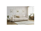 Ernest - Canapé Droit Fixe 3 Places - Tissu Lisse
