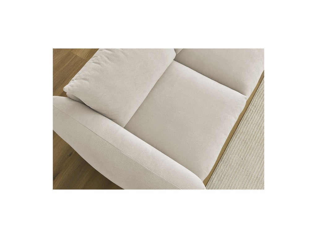 Ernest - Canapé Droit Fixe 3 Places - Tissu Lisse