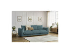 Ernest - Canapé Droit Fixe 3 Places - Tissu Lisse