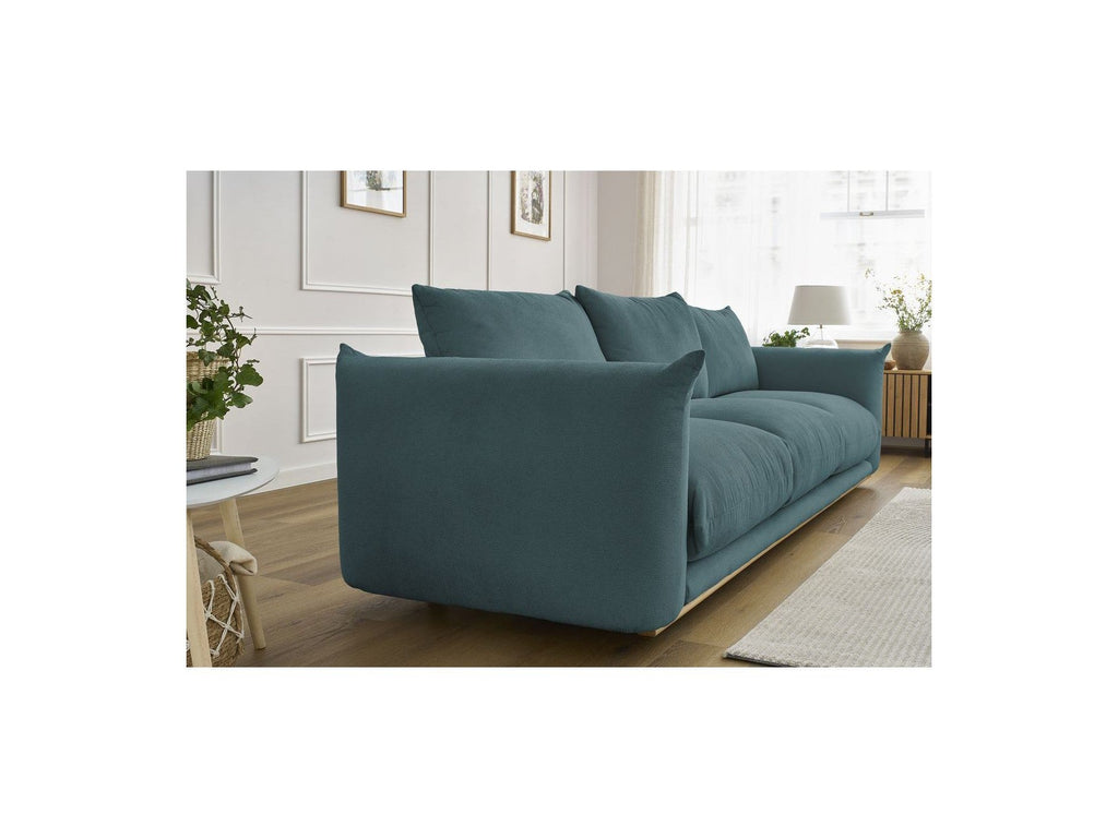 Ernest - Canapé Droit Fixe 3 Places - Tissu Lisse