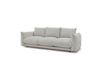 Ernest - Canapé Droit Fixe 3 Places - Tissu Lisse