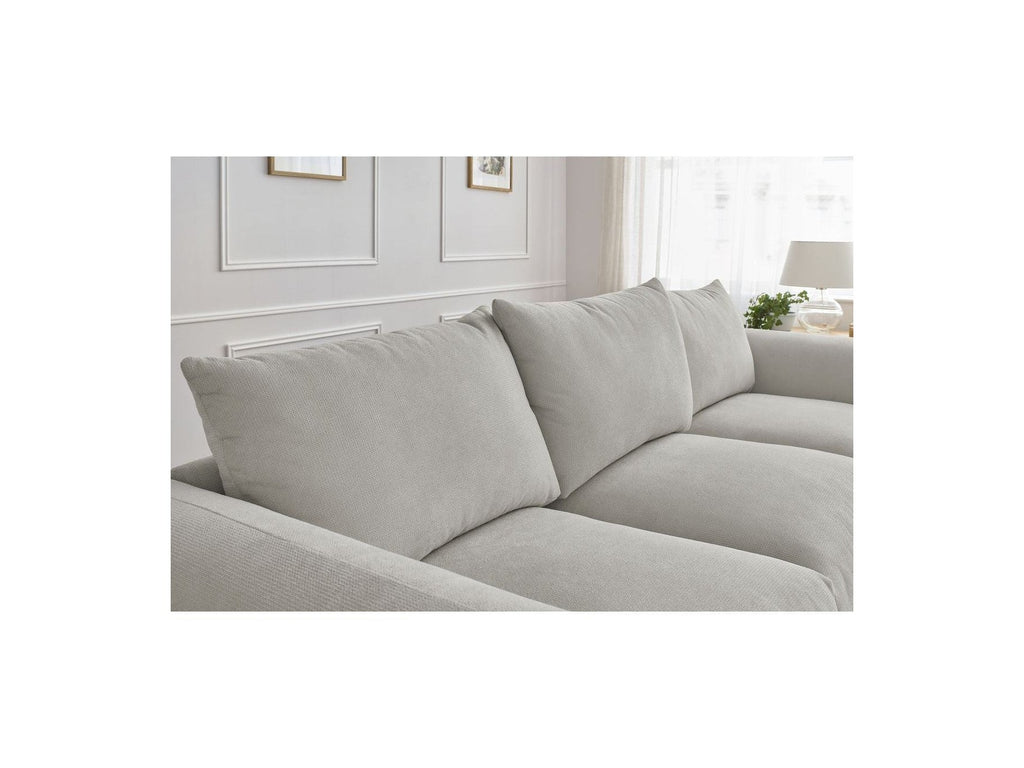 Ernest - Canapé Droit Fixe 3 Places - Tissu Lisse
