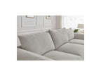 Ernest - Canapé Droit Fixe 3 Places - Tissu Lisse