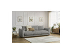 Ernest - Canapé Droit Fixe 3 Places - Tissu Lisse