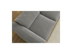 Ernest - Canapé Droit Fixe 3 Places - Tissu Lisse
