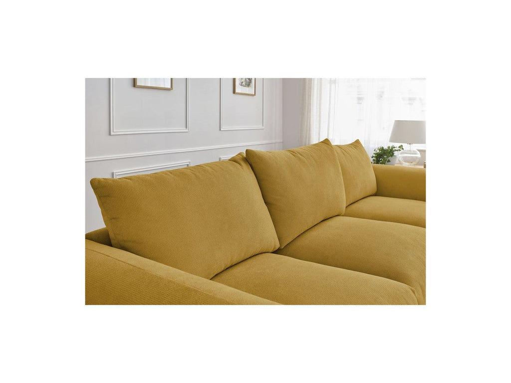 Ernest - Canapé Droit Fixe 3 Places - Tissu Lisse
