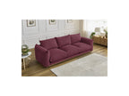 Ernest - Canapé Droit Fixe 3 Places - Tissu Lisse