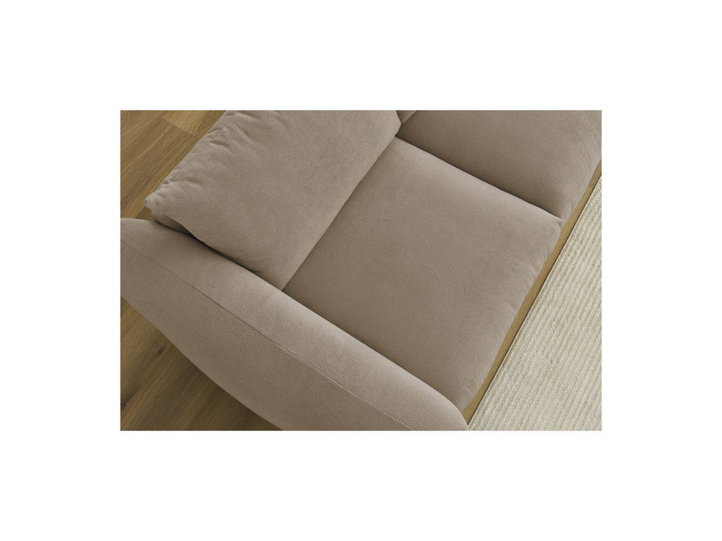 Ernest - Canapé Droit Fixe 3 Places - Tissu Lisse