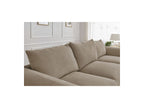 Ernest - Canapé Droit Fixe 3 Places - Tissu Lisse