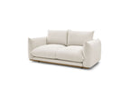 Ernest - Canapé Droit Fixe 2 Places - Tissu Lisse